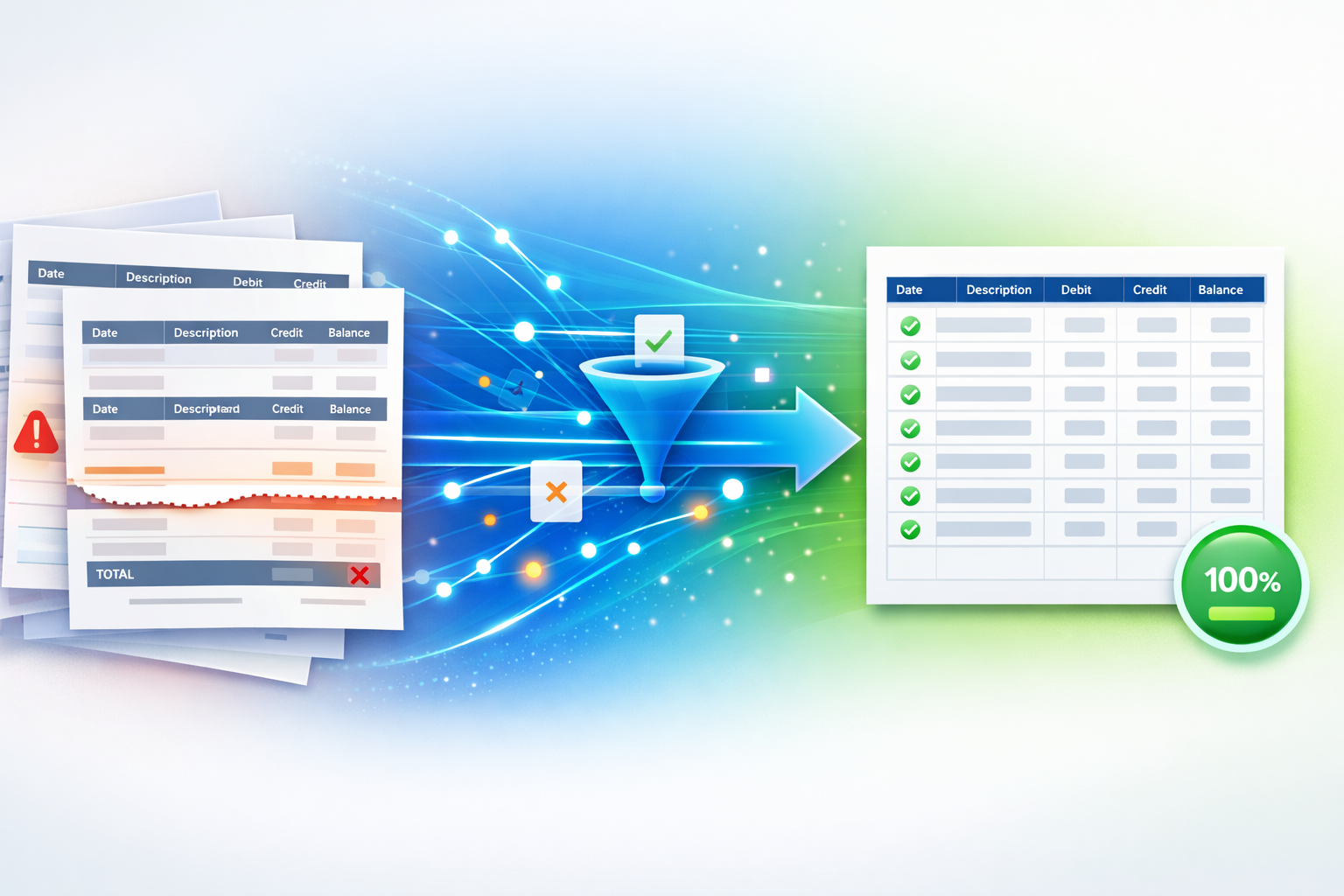 Multi-Page Bank Statements to CSV